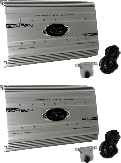 LANZAR 4000 Watt 4 Channel Bridgeable 