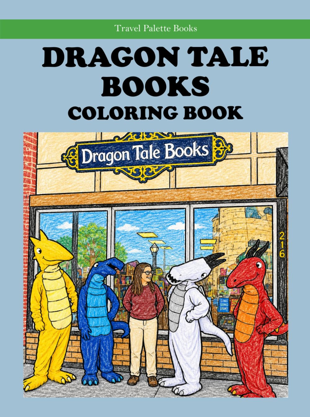 Dragon Tale Books Coloring Book (Travel Palette Coloring Books)