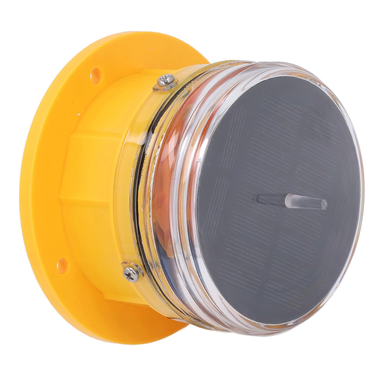 Alomejor Luce di Navigazione Solare, Impermeabile IP67, Visibilità 360°, | Pannello solare ad alta conversione, portata visibile 2,5 nm, materiale PC resistente ai raggi UV, basso consumo