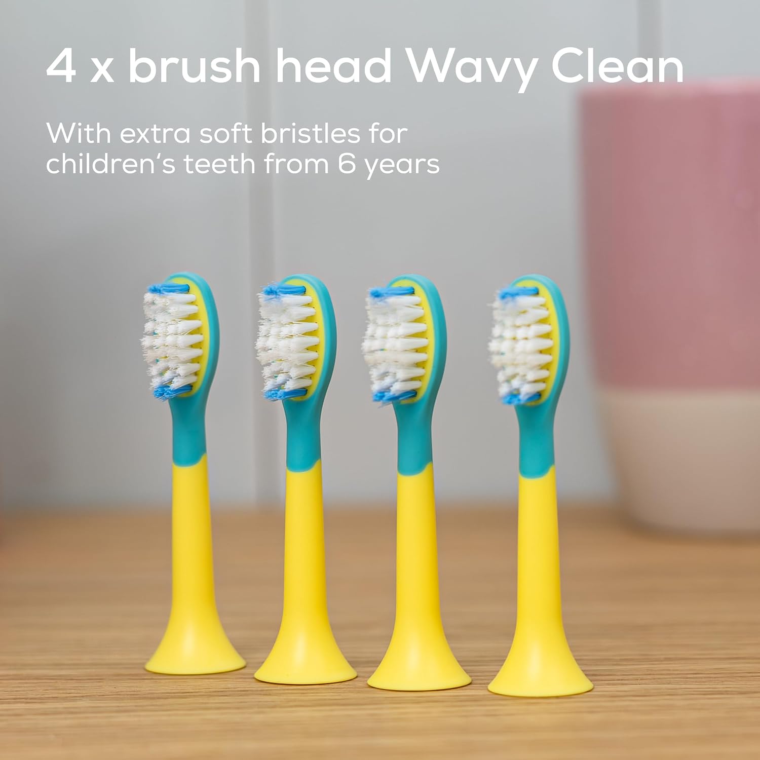 Beurer SC WavyClean Replacement Toothbrush Heads for Children from 6 Years