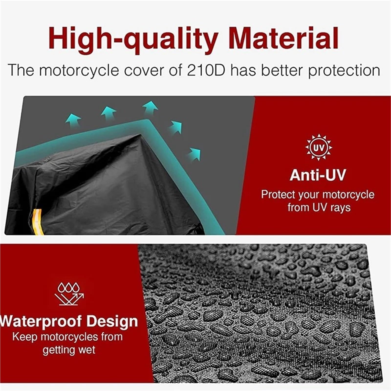 For K-T-M RC Duke 390 200 790 890 690 250 125 990 300 Adventure 1290 1050 1090 Motorcycle Cover Waterproof Outdoor Scooter UV(3XL for 220-230cm)