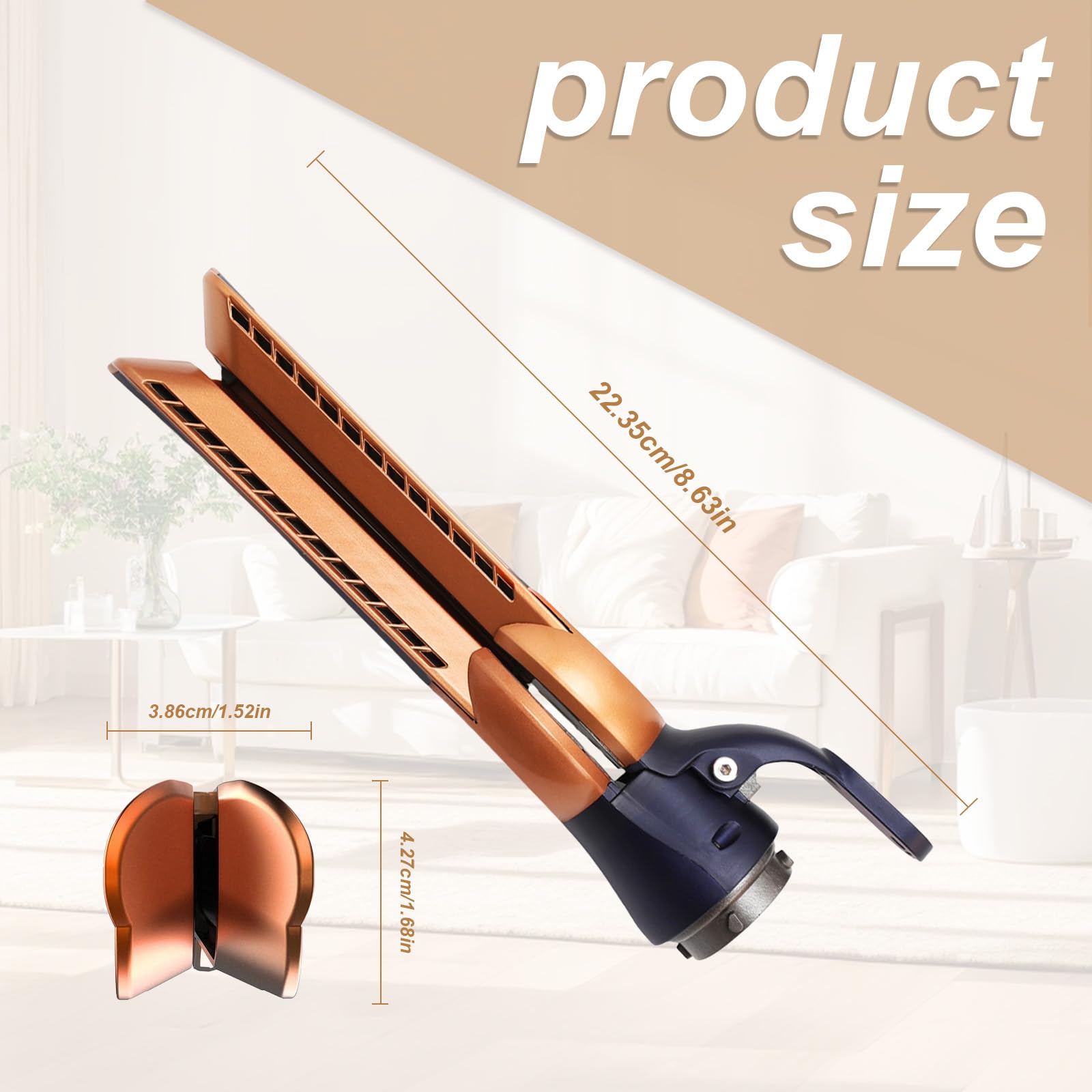 Airflow Accessoire de lissage pour cheveux Dyson Airwrap HS01/HS05/HS08 avec technologie à air froid réduit les dommages causés par la chaleur sans plaques chauffantes