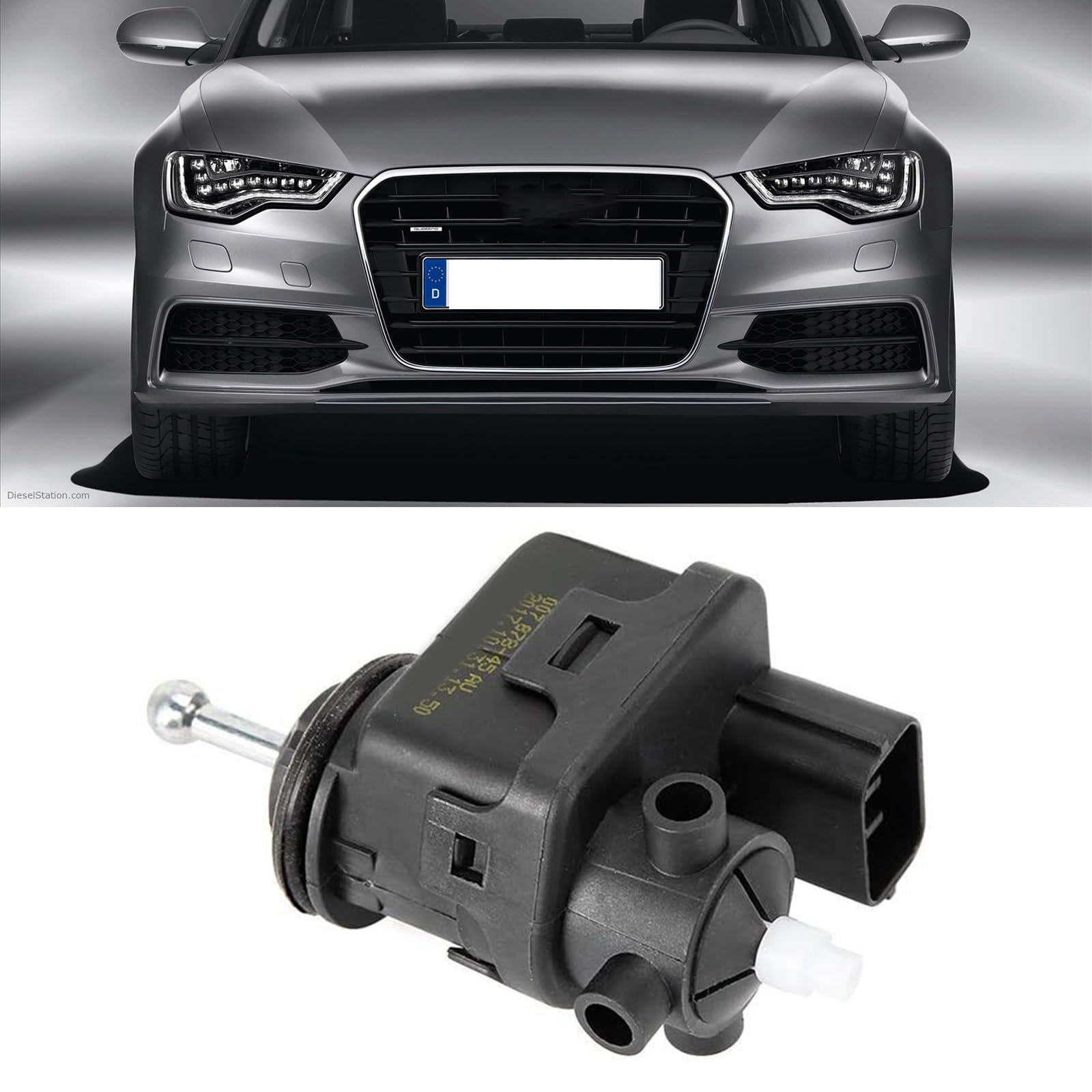 Ozeau Car Headlight Adjust Unit Box for 2005-2012 33130-SJK-J01 33130SJKJ01 Replacement Headlight Adjuster Leveling Motor