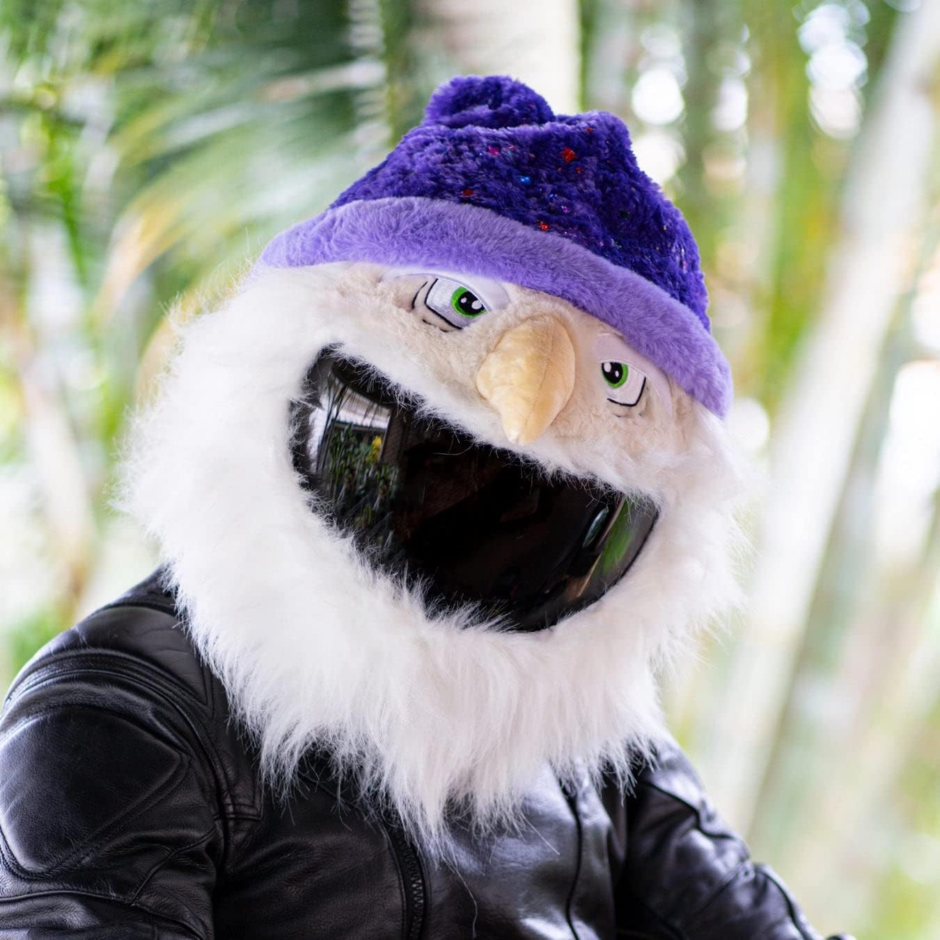 MotoLoot Helmet Cover for Motorcycle Helmet, Fun Rides and Gifts (Cover Only. Helmet Not Included) - Wizard