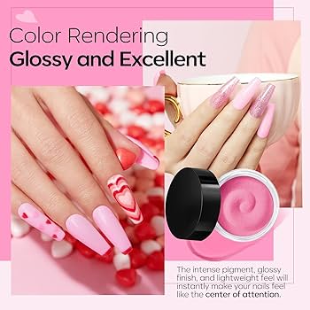 Amazon.com: Modelones Dip Powder Nail Kit, 4 Colors Valentine's