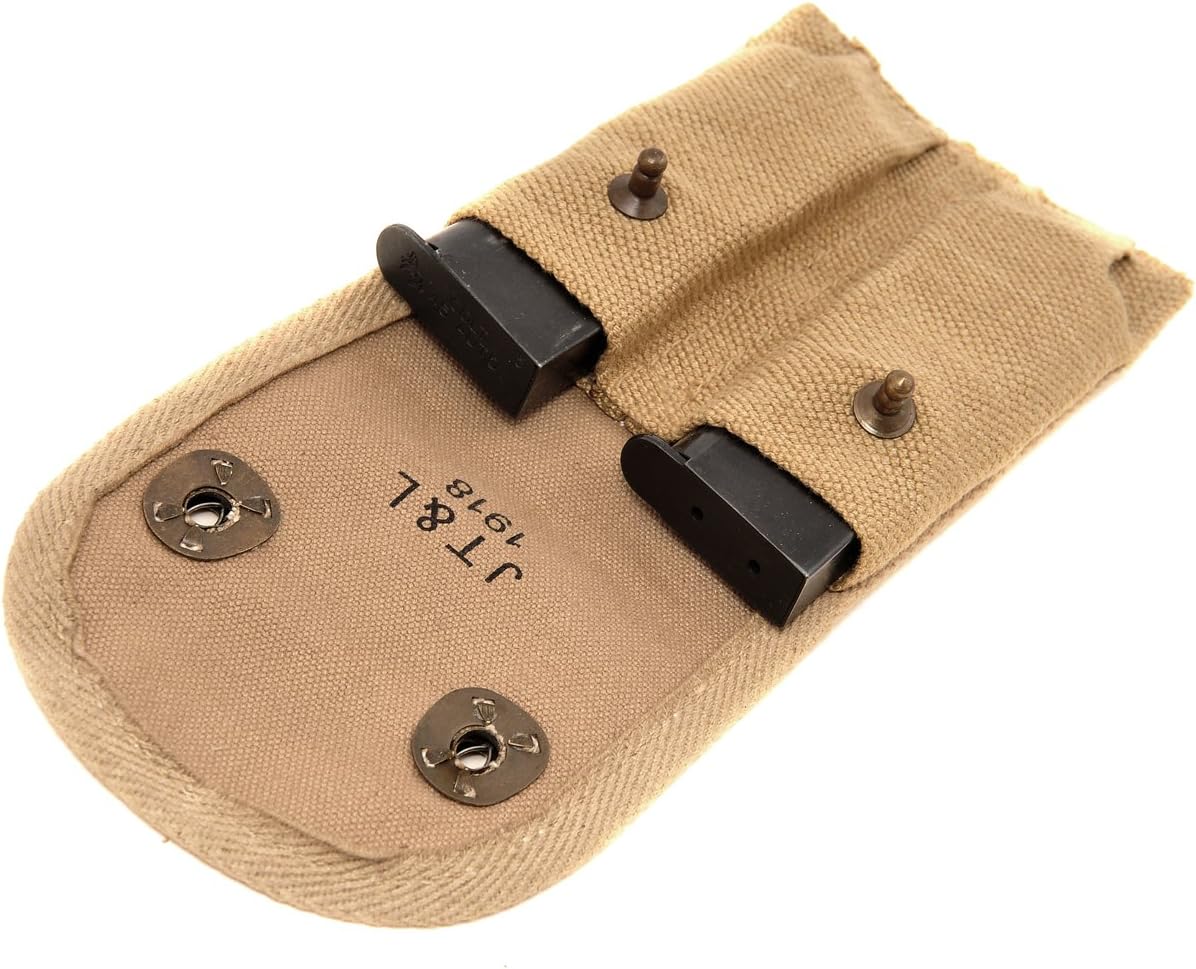 US WW1 45 AUTO Double Magazine Pouch Marked JT&L 1918