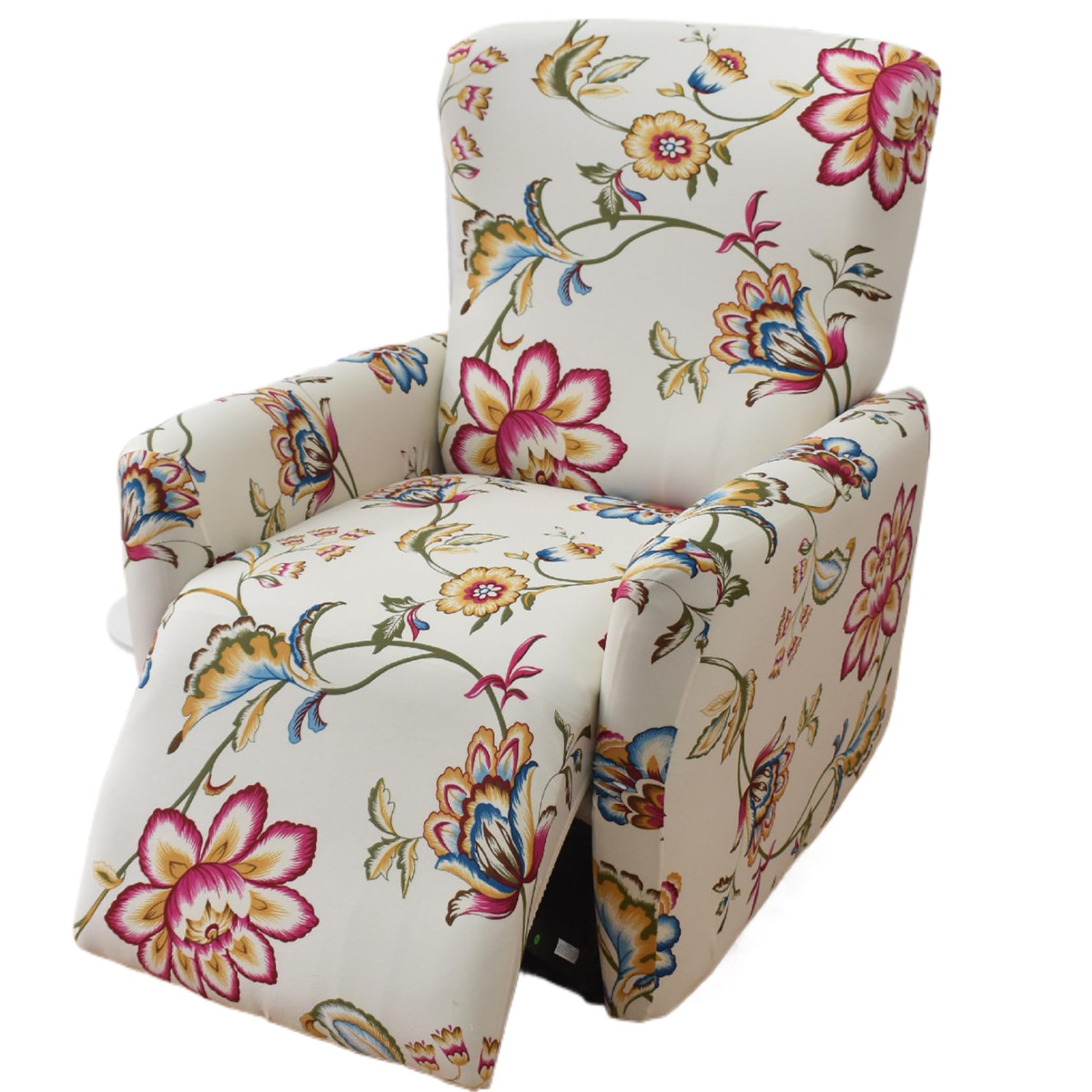 Funda para sofá reclinable elástica Muzrunq protector floral lavable de una pieza