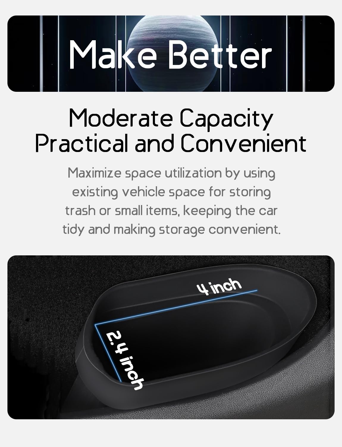 Amazon.com: BMZX Car Trash Can Trash Bin, Accessories for Interior