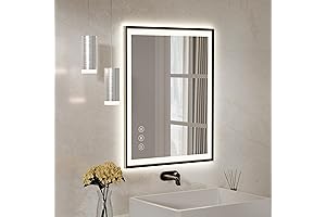 Findepot Wall-Mounted LED Mirror: Illuminate Your Vanity with Style and Functionality