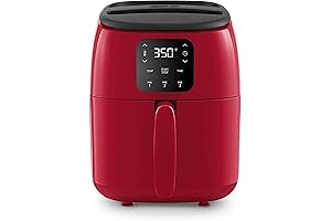 DASH Tasti-Crisp Electric Air Fryer Oven, 2.6 Qt. - Red Air Fryer