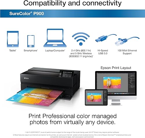 Miniatura 4 de Epson SureColor P900 - Impresora de 17 pulgadas color negro