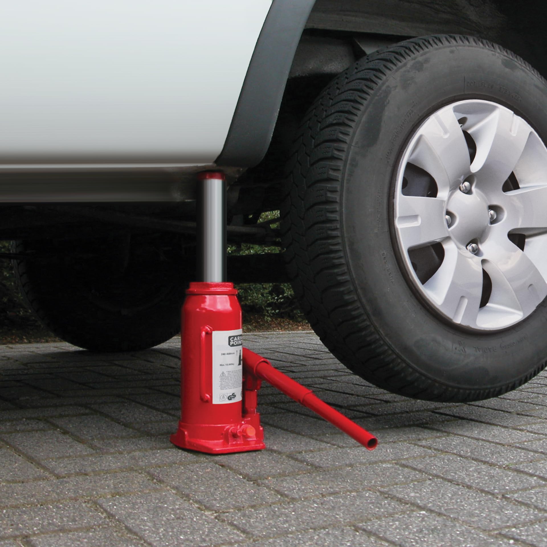 CARPOINT 0677812 Martinetto idraulico idraulico Rosso