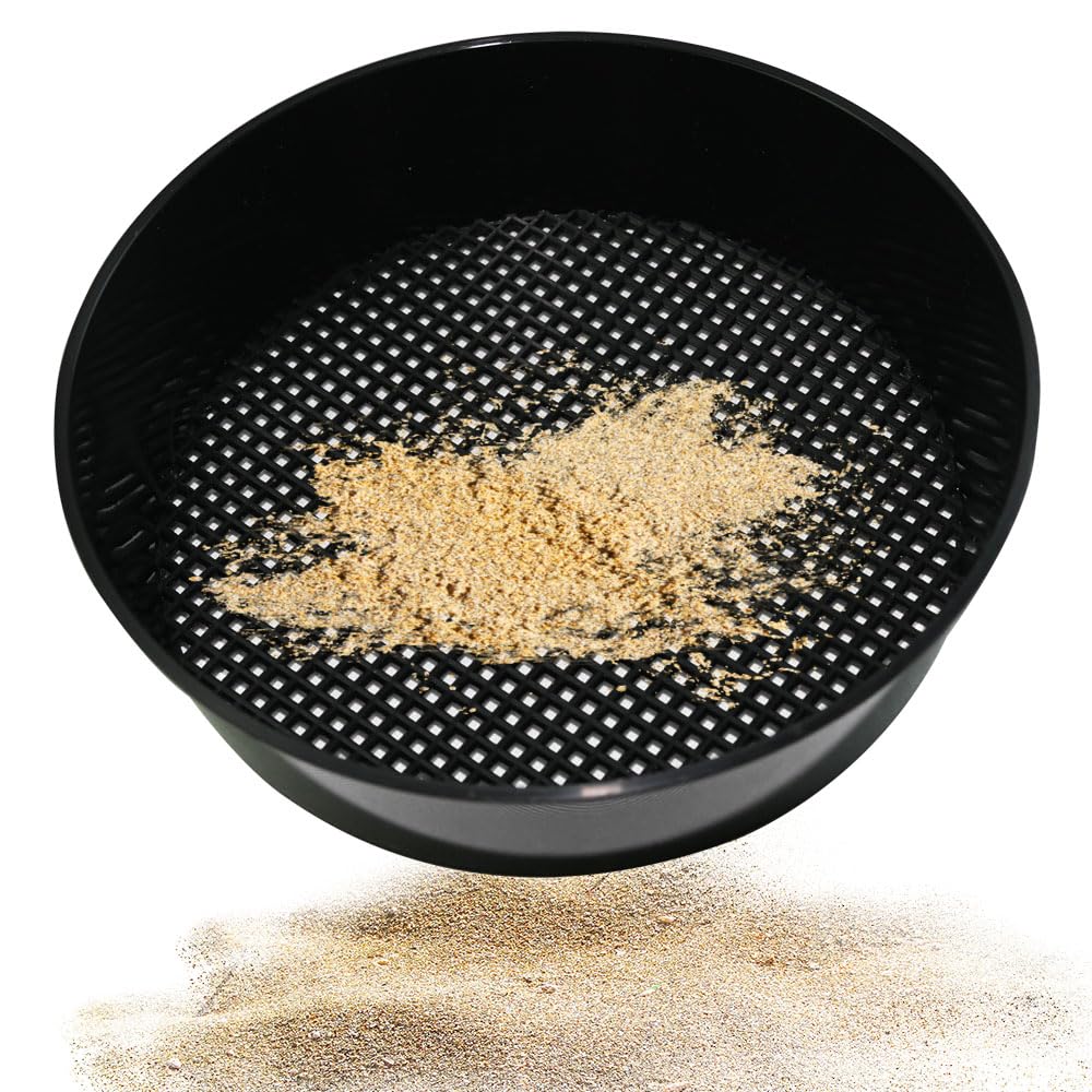 Armo® Large Plastic Garden Soil Sieve Heavy Duty Mesh Garden Stones Top Soil Compost Sand Soil Sieve BPA Free 20CM