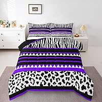 Vista 21 de Juego de ropa de cama de círculos geométricos, juego de edredón moderno retro con ojales para niños, niñas y adolescentes, decoración de rayas Gris