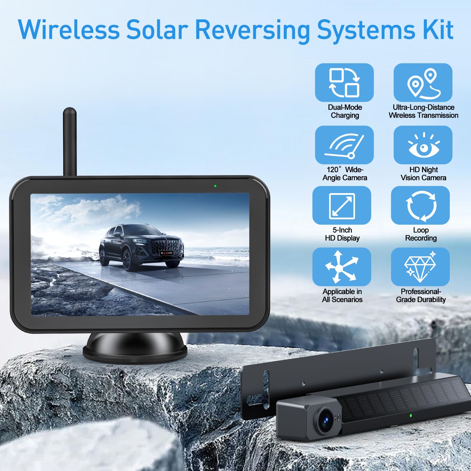 Telecamera Retromarcia Per VOLVO XC40 XC60 XC90 XC70 S90 S80 S60 V90 V70 V60 2018-2020 HD Videocamera Vista Frontale Telecamera Parcheggio Macchina Fotografica Impermeabile Telecamera Posteriore