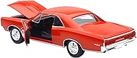 Vista 4 de Nuevo Ray 71853A 1966 Pontiac GTO Rojo 1/25 Diecast Modelo Coche Unisex
