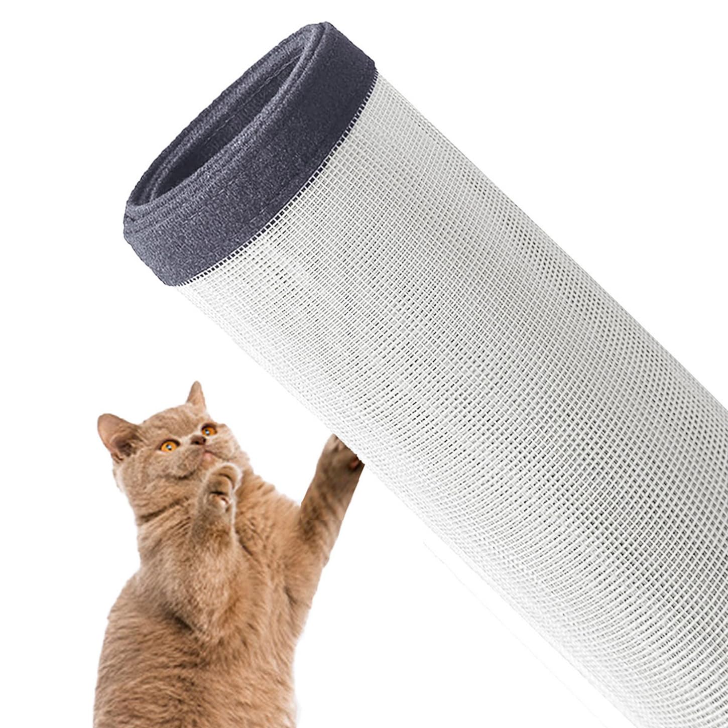 Cat Window Guard Balcony Nets,Window Screen Mesh Protection for Cats Safety,Fly Screen Mosquito Net Anti-Scratch Insect Bites DIY Size (160x160cm,E)