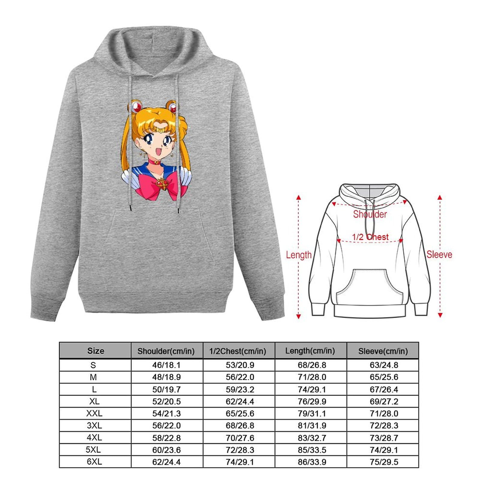 Amazon.co.jp: パーカー メンズ 美少女戦士セーラームーン プル