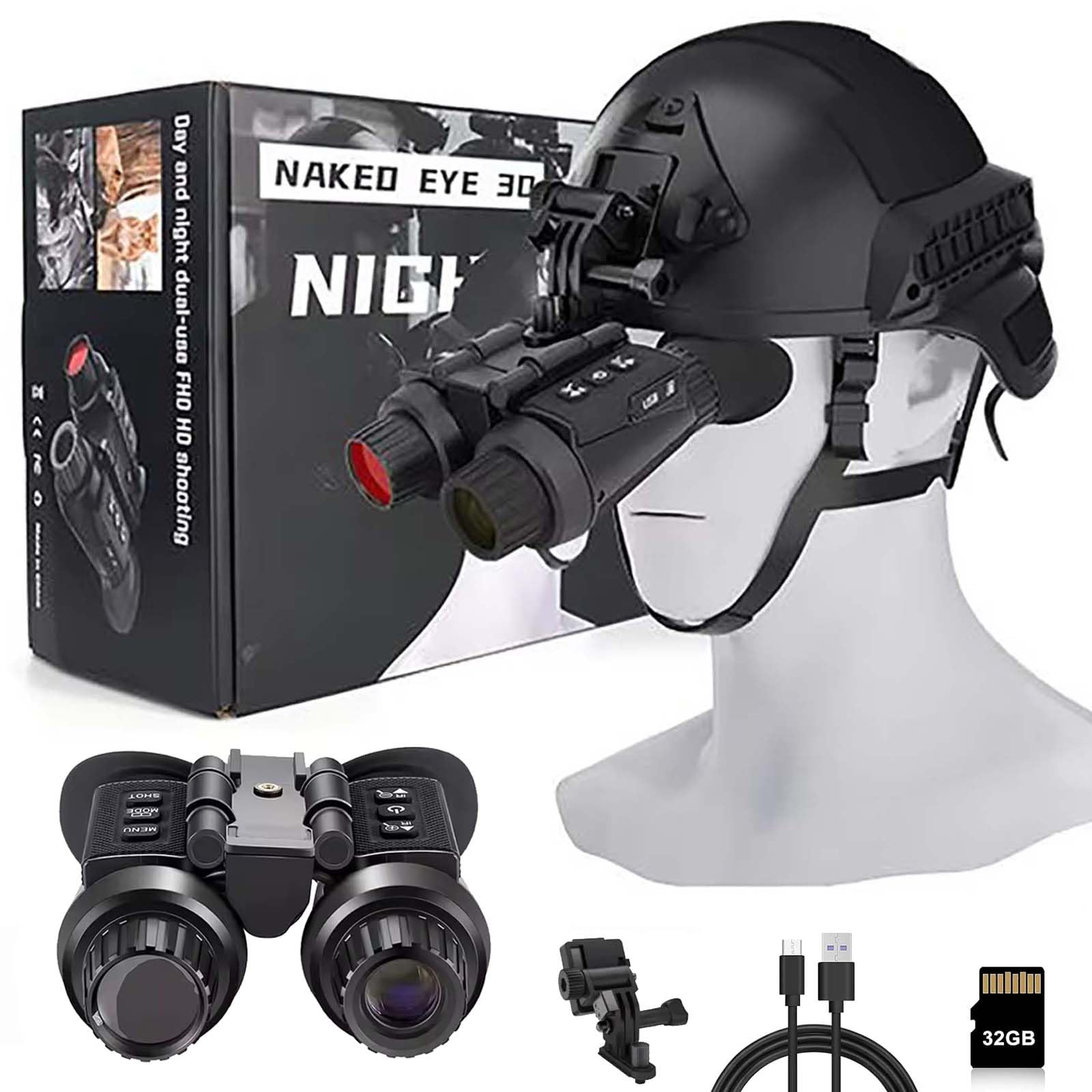 Amazon.com: SKIOVEMI Digital Night Vision Goggles, 3D 36MP 4K