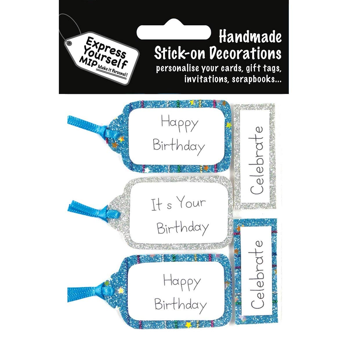 Express Yourself Mip Multi-Colour Diyt137 3D Stickers,