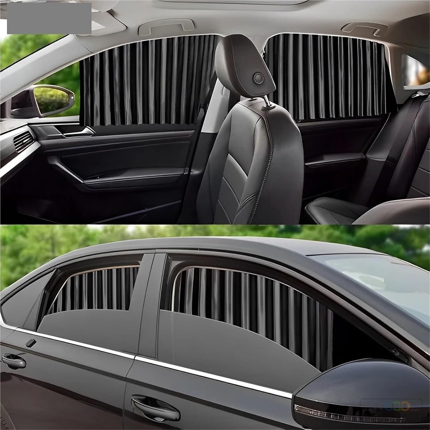 Magnetic Car Sunshade Window Curtains Auto Window Sun Shade