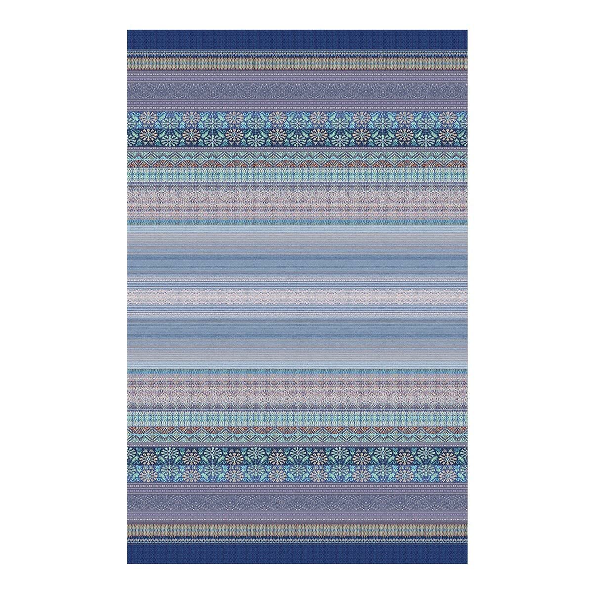 Bassetti - Foulard da arredamento Piazza dei Miracoli B1, blu, in cotone, misura: 270 cm x 270 cm, 9314346.