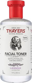 THAYERS Alcohol-Free Lavender Witch Hazel Facial Toner with Aloe Vera Formula, 12 oz