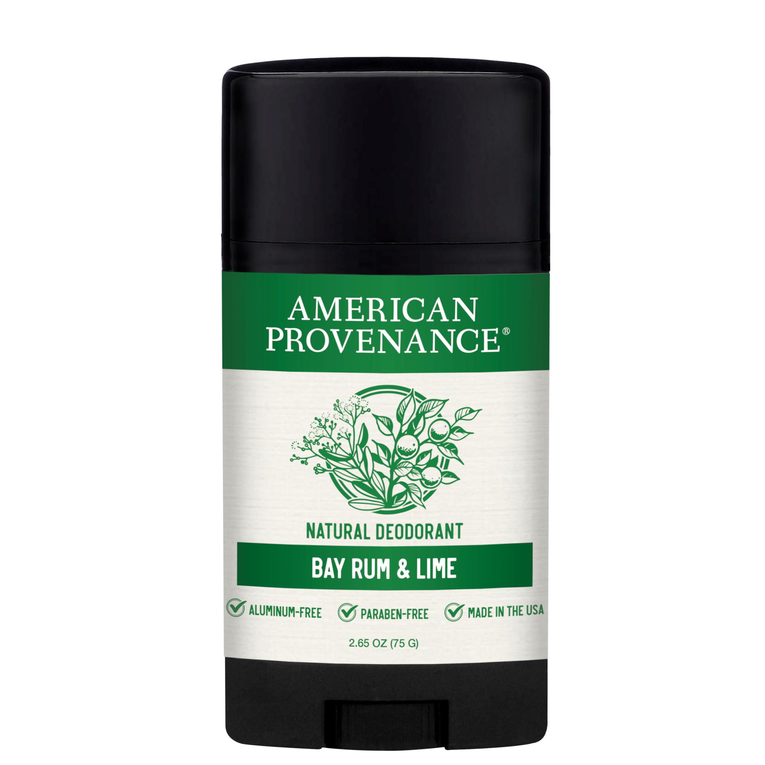 American Provenance All Natural Deodorant for Men and Women- Aluminum Free Deodorant that Lasts All Day - Made in the USA with Essential Oils &
