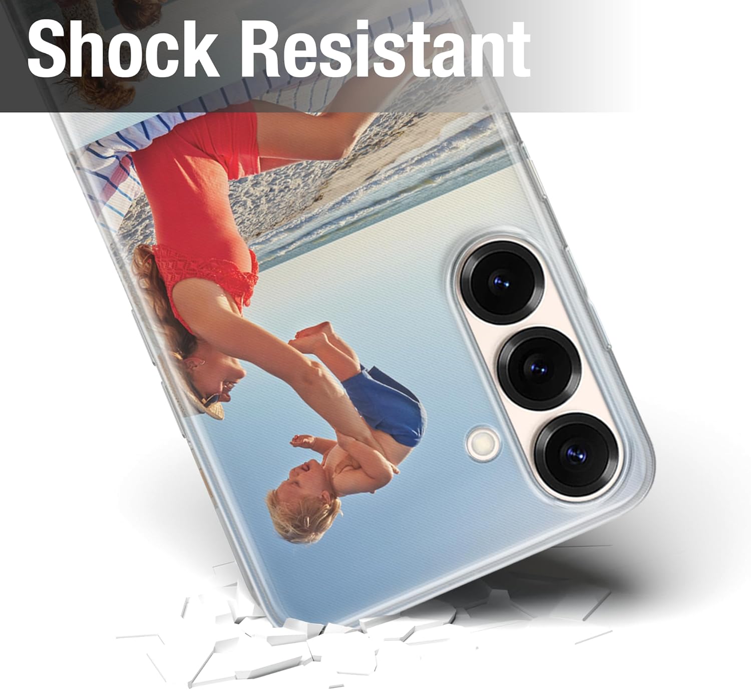 Personalised Phone Case for Samsung Galaxy S10 Custom Clear TPU Case with Your Own Photo Image Text Picture Design Phone