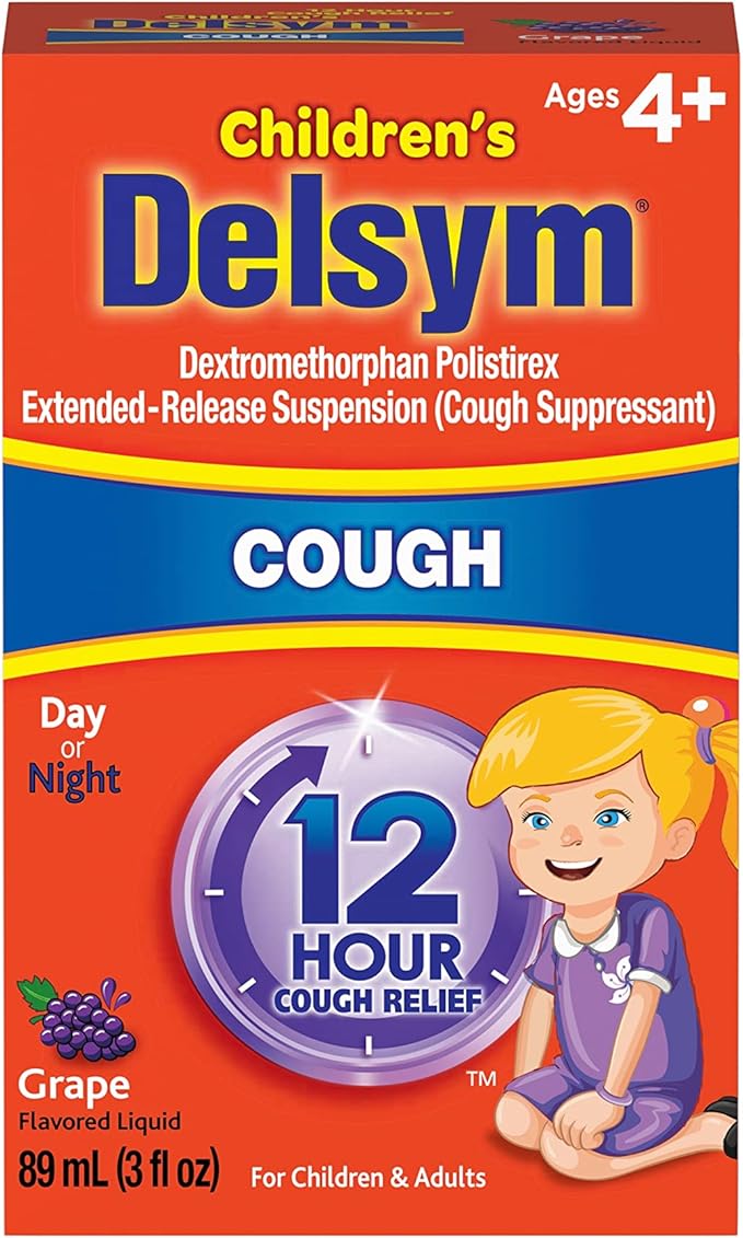 Amazon.com: Delsym Children's 12 Hour Cough Relief Liquid - Day or ...