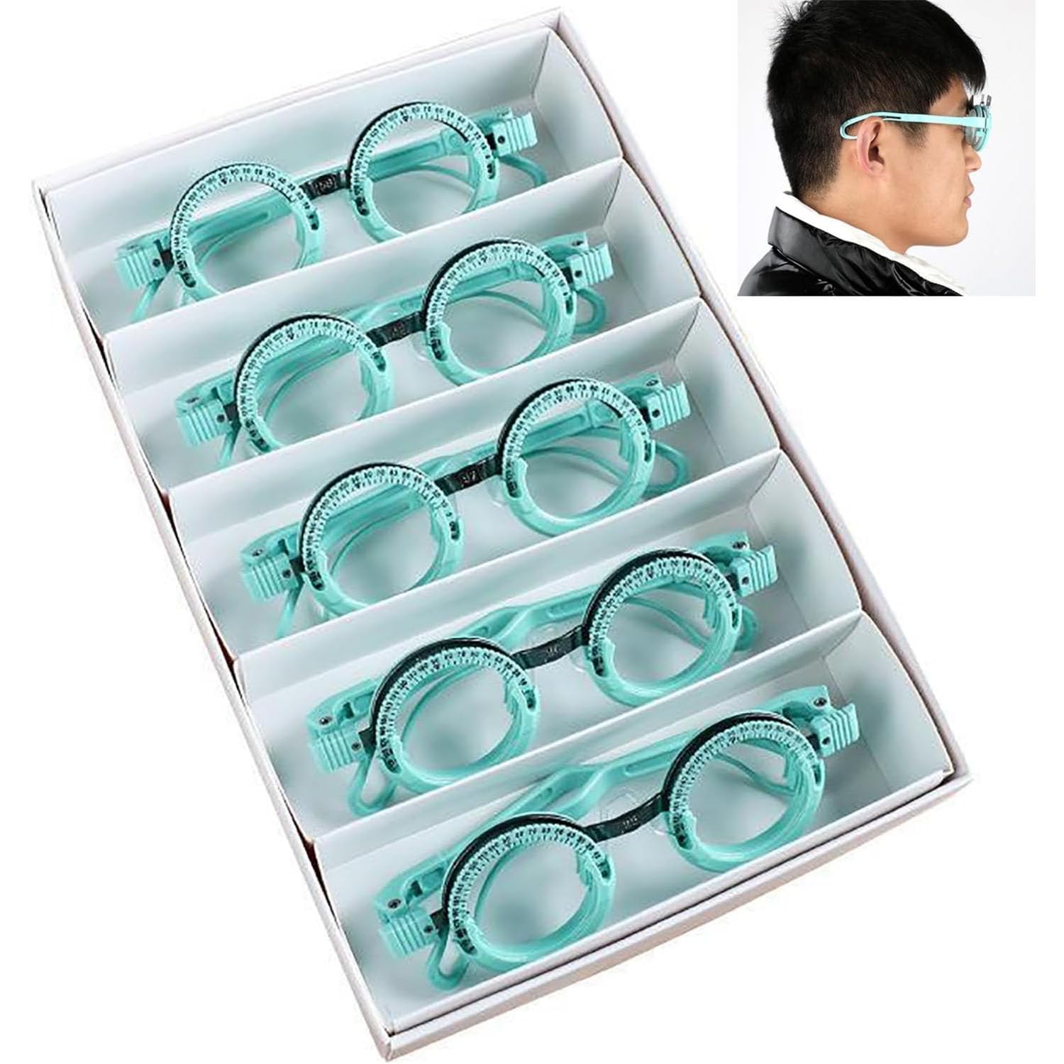 Oprawka Do Soczewek Optycznych, Regulowana Oprawka Optometryczna Z 5 Rodzajami Odległości Między Źrenicami, Dużą Aperturą 36 Mm I Osią Astygmatyzmu 360°, Przeznaczona Dla Salonów Optycznych