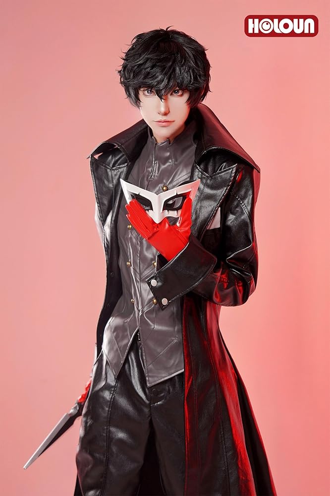 Amazon.co.jp: [HOLOUN] ペルソナ5戦闘服JOKER雨宮蓮戦闘服コスプレ
