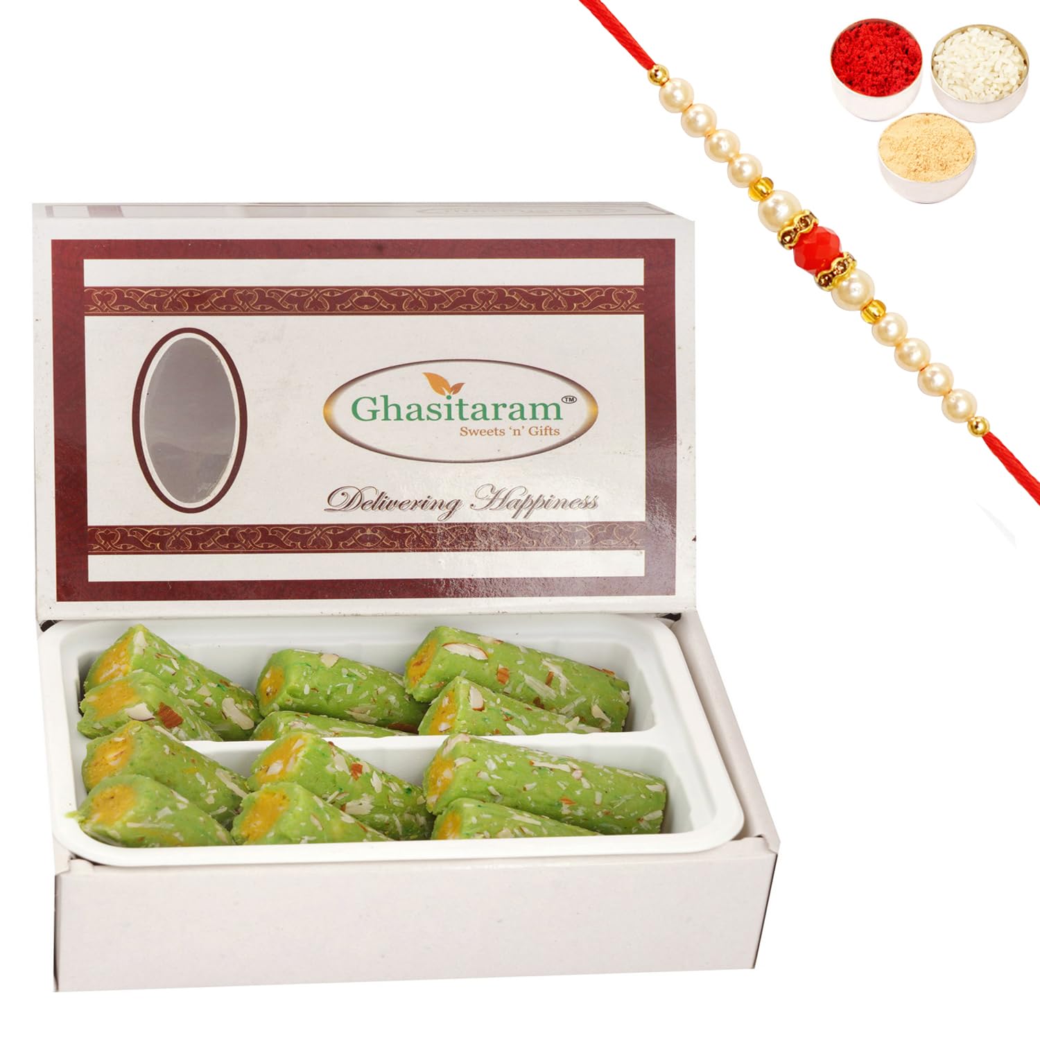 See full amazon price history chart for Ghasitaram Gifts Rakhi Gifts for Brothers Rakhi Sweets - KAJU Pista ROLL (200 GMS) with Pearl Beads Rakhi Ghasitaram Gifts Rakhi Gifts for Brothers Rakhi Sweets - KAJU Pista ROLL (200 GMS) with Pearl Beads Rakhi (B0957WNLFN) Amazon Price History, Amazon Price Tracker