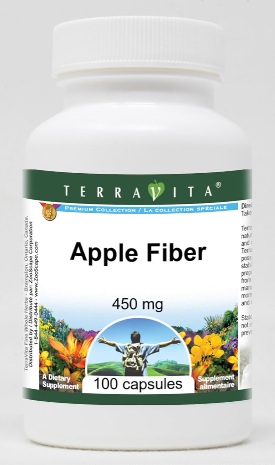 Apple Fiber - 450 mg (100 Capsules, ZIN: 518967) - 3 Pack