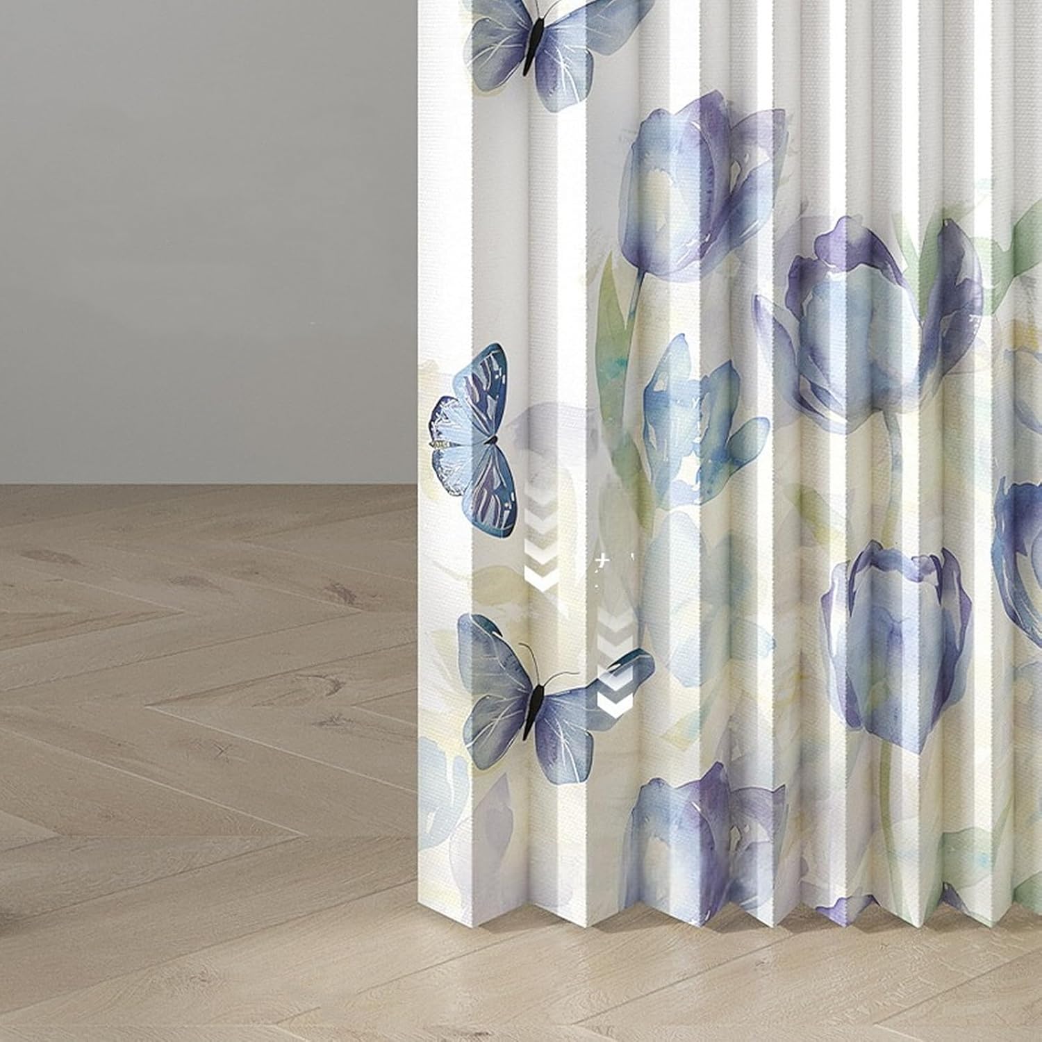 SK Studio Accordion Style Door Curtains for Doorways Pleated Folding Interior Doors Curtain with Hooks for Closet and Room Divider, Style 1, 79" W x 95" L