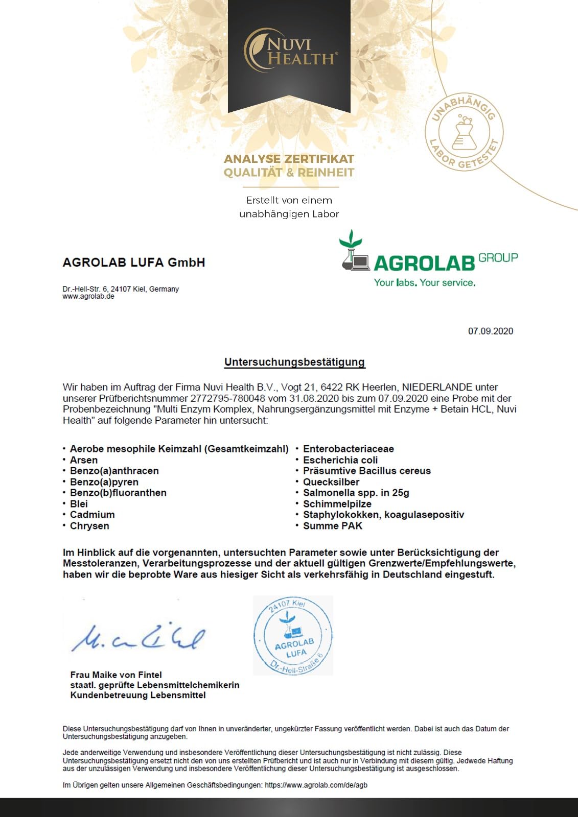 Enzym Komplex - Umfangreicher Mix mit 6 Enzymen + Betain HCL - Mit Bromelain, Papain Amylase, Catalase, Lipase - Hochdosiert - Vegan - 120 magensaftresistente Kapseln (Bright JC Caps®)