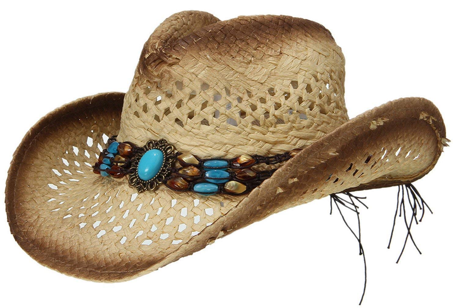 Gorros Unisex Hombre para Mujer Vintage Jazz Outdoor Gorra Borde con Ancho Hollow Moda Ocio Playa Sombrero De Panamá Gorras