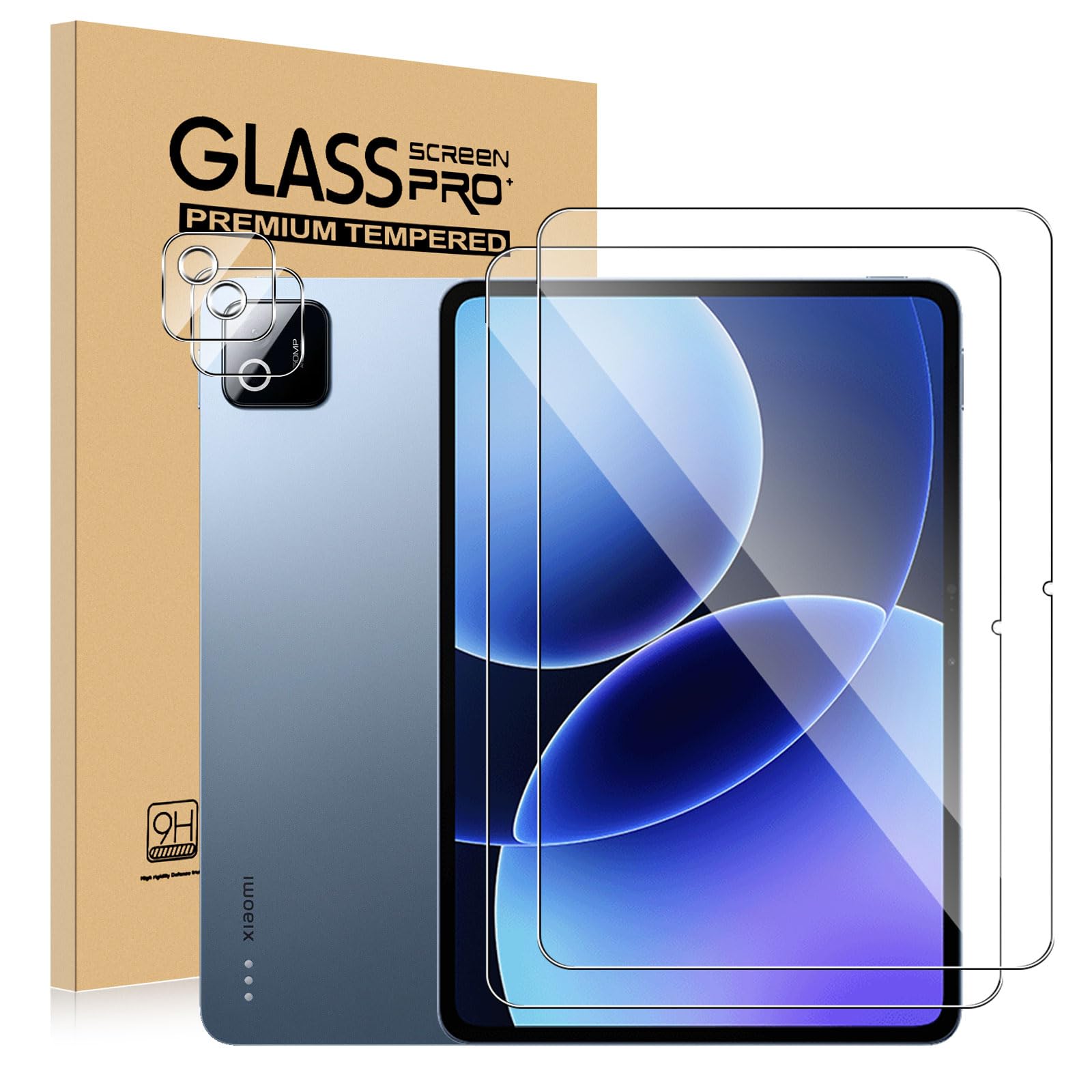 Amazon.co.jp: 【2+2枚入り】For Xiaomi Pad 8/8 Pro フィルム（2枚）+
