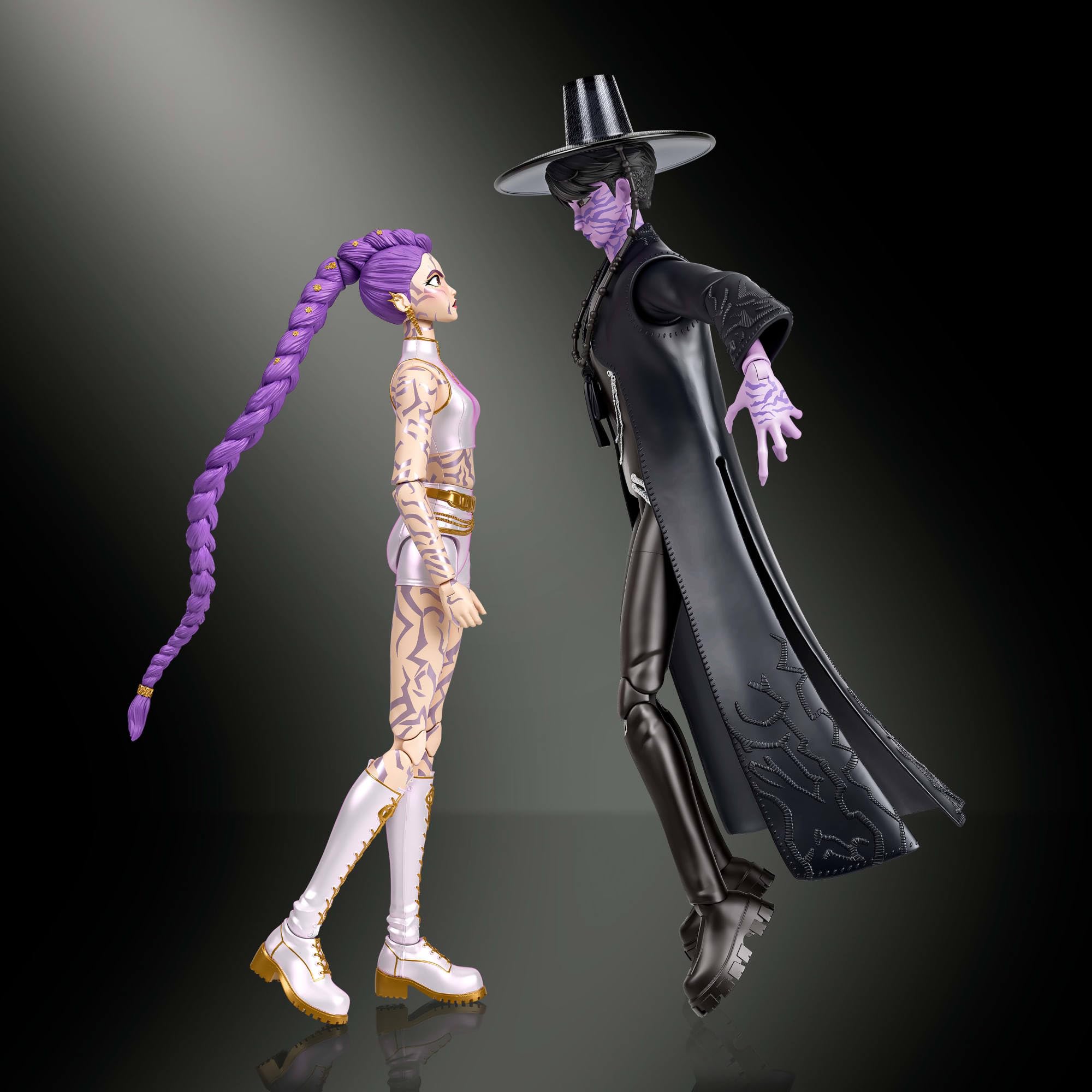 Mattel KPOP Demon Hunters Rumi y Jinu Set Figuras Batalla Final