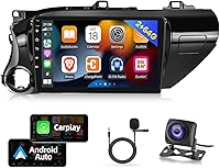 Vista 1 de [2 GB+64 GB] Radio de coche para Toyota Hilux 2015-2020, pantalla táctil de 10.1 pulgadas estéreo de coche con sistema Android 13, Carplay y Android