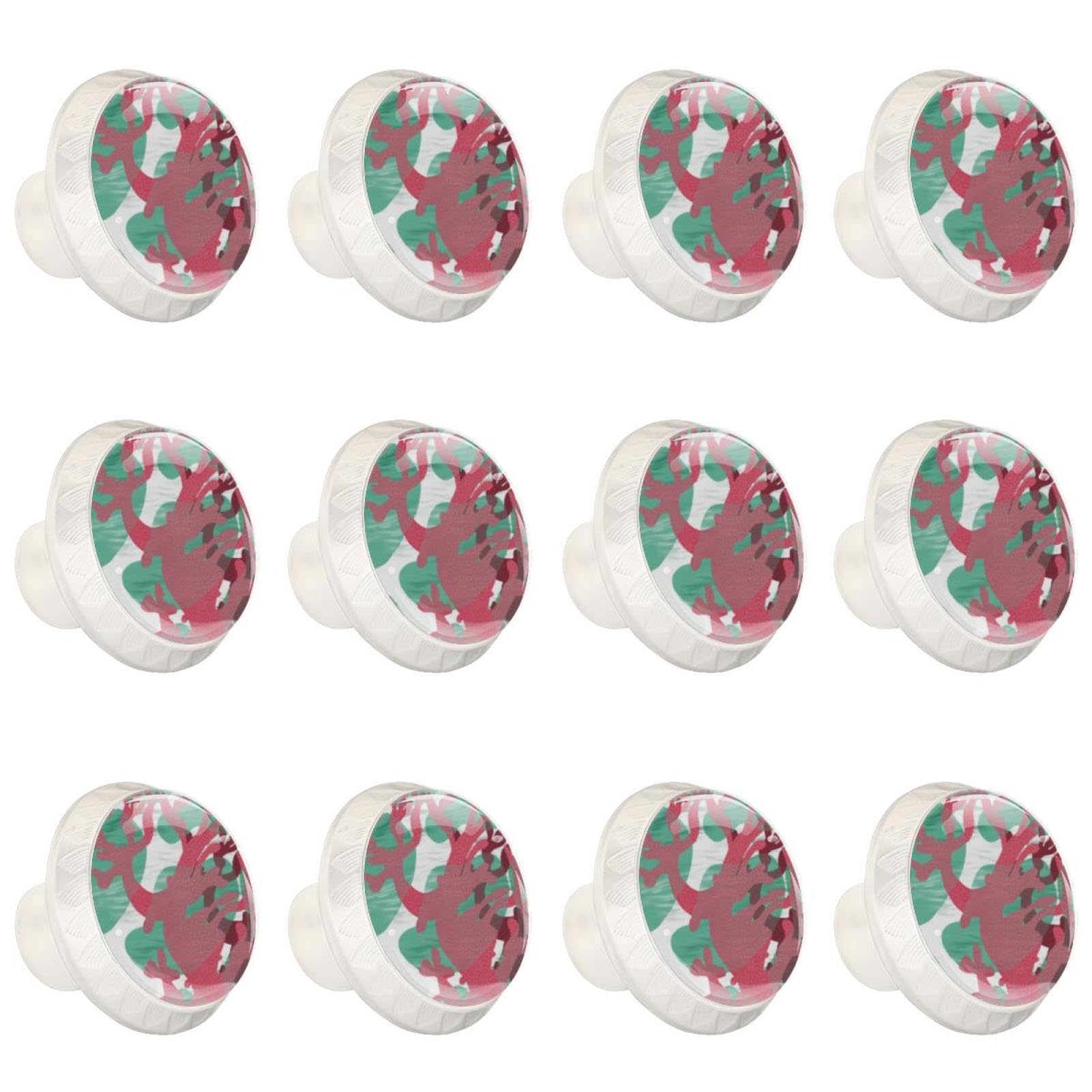 Boutons de tiroir ronds en cristal transparent lot de 12 boutons de meuble tendance et solides