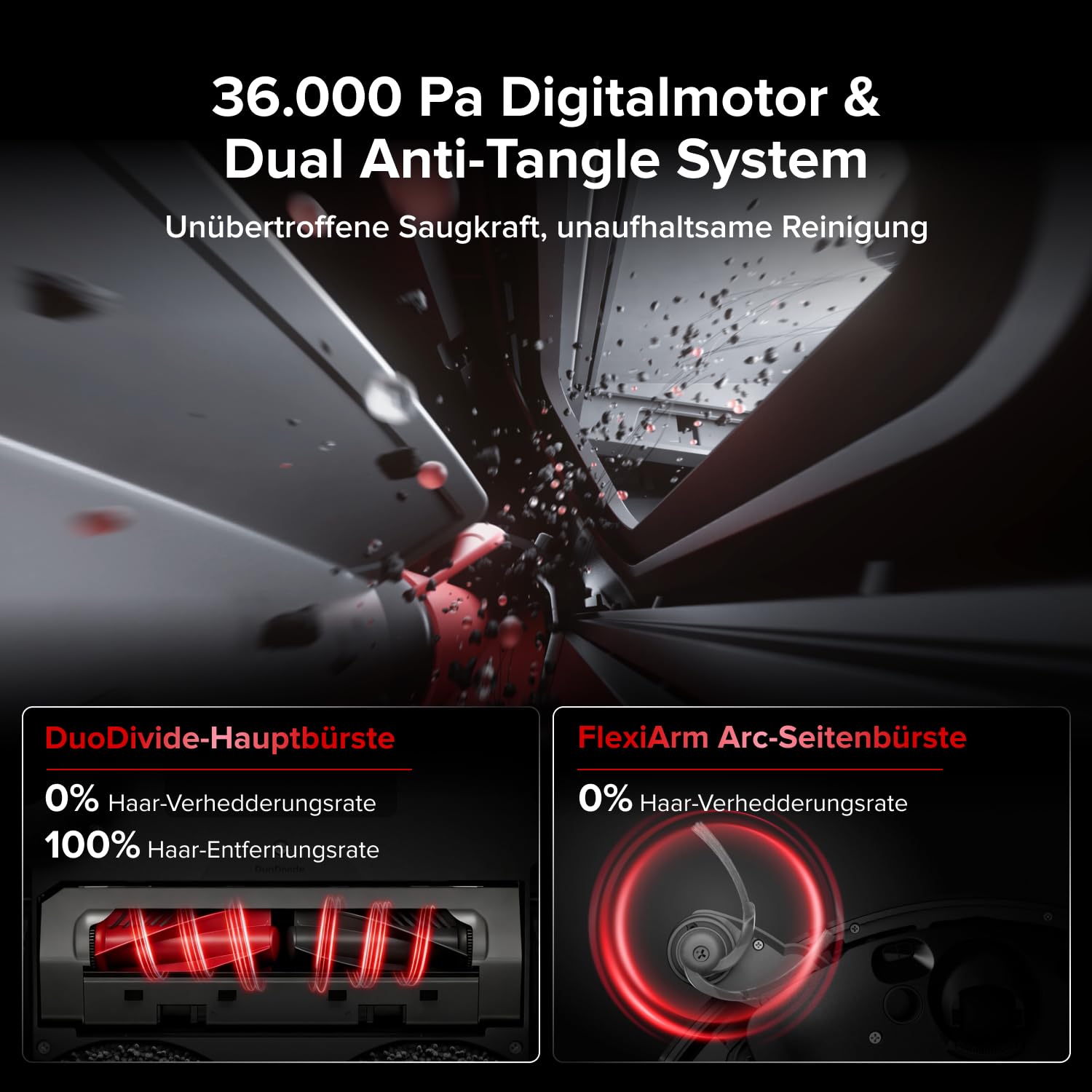 roborock Saros 20 Set Saugroboter mit Wischfunktion&angebbarem Wischmopp, AdaptiLift Chassis 3.0, 36.000 Pa Saugkraft, Autonomes StarSight System 2.0, DirTect-Technologie, Brandneues RockDock