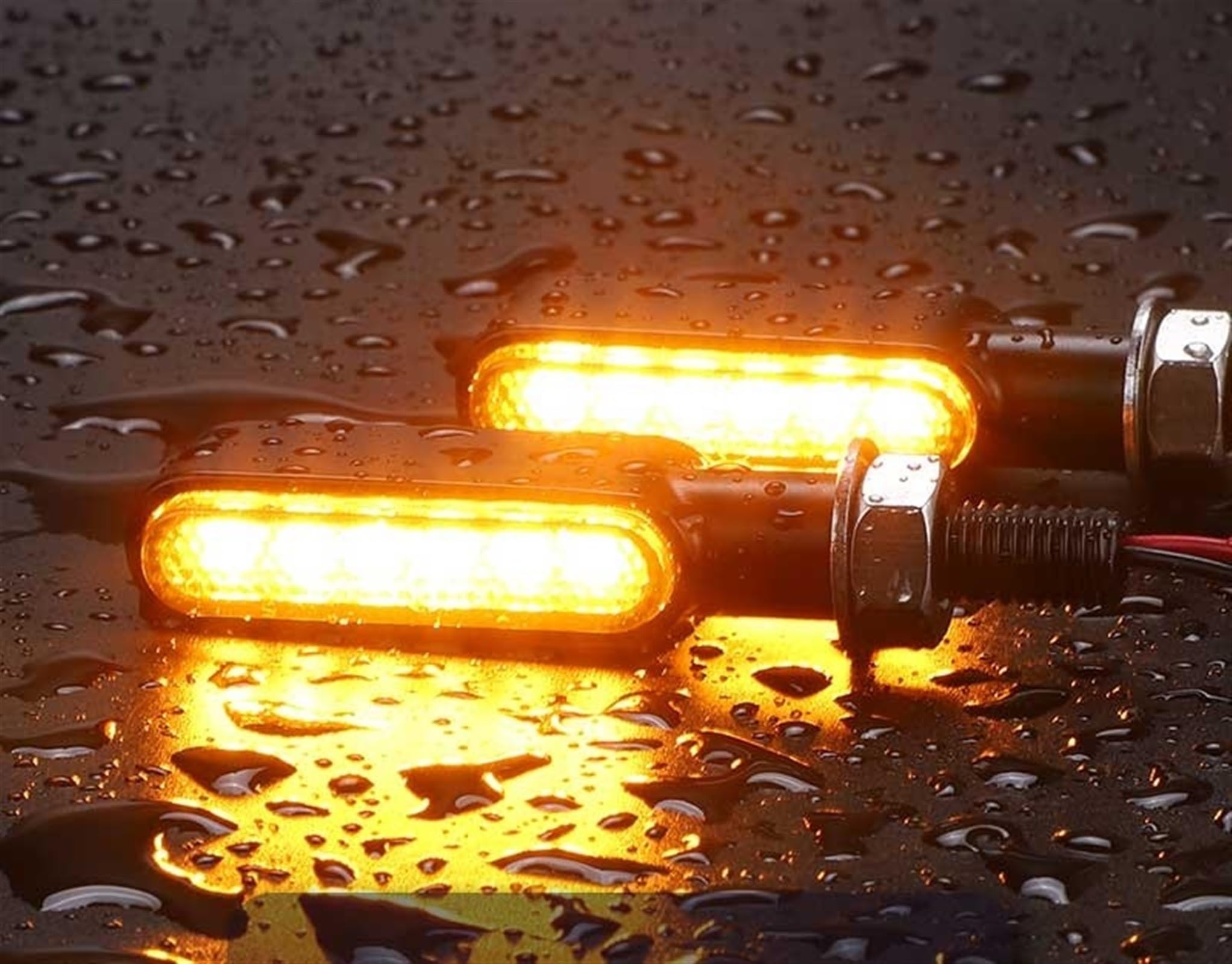 señal giro motocicleta Intermitentes LED Para Motocicleta, Luces, De Señal Giro Para Cafetería, Accesorios Universales 8 Mm