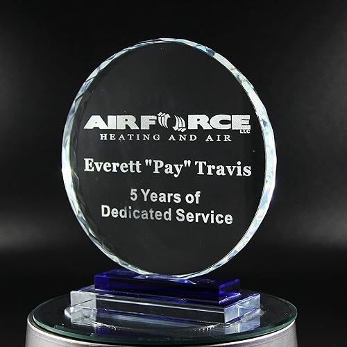 Miniatura 2 de Premio de cristal personalizado con obsidiana, único, regalo para gerente, personal, placa, médico, colegio médico, jubilación, policía, bombero