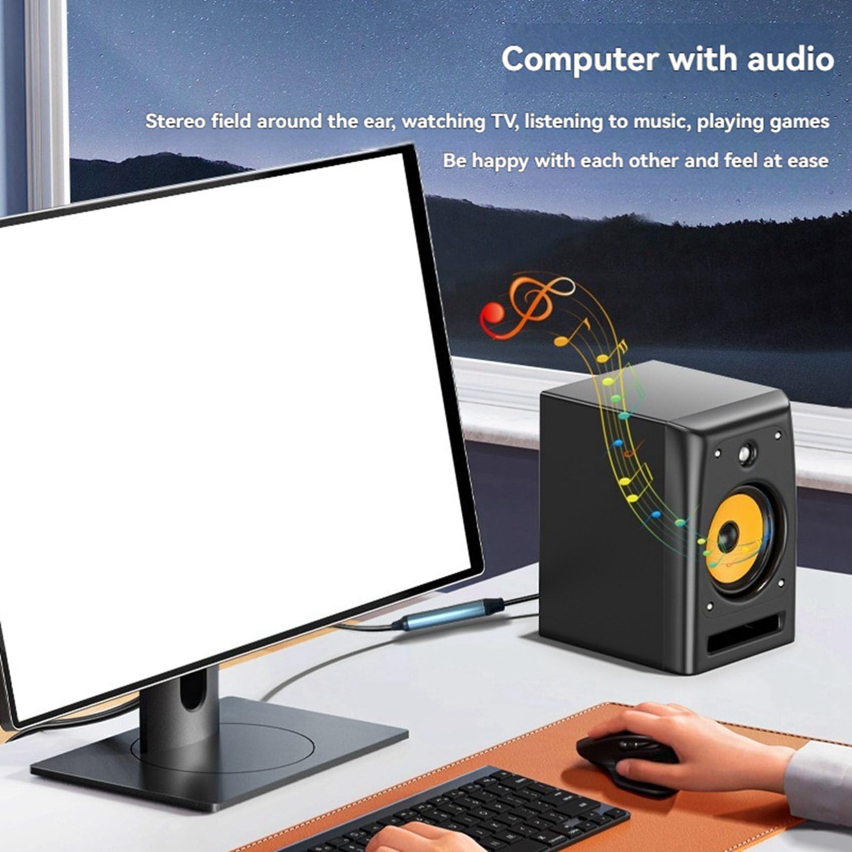 2X Convertidor de USB A SPDIF Óptico Adaptador de Sonido Analógico A Digital para Mejorar el Sonido Cable Óptico para Consolas de Juegos HDTV