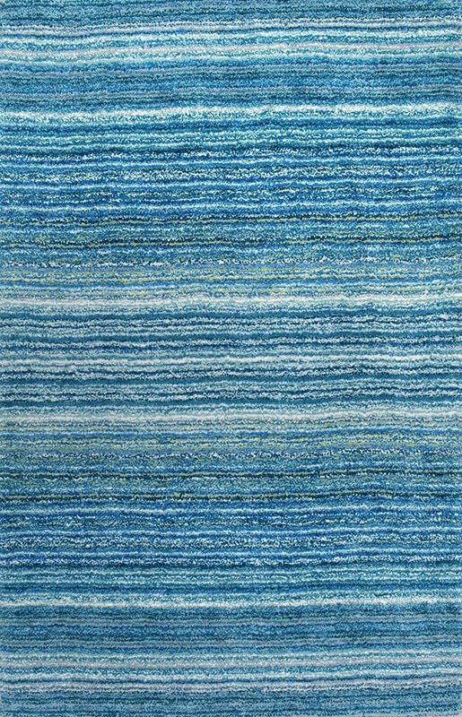 Image of Shaggy Area Rug - Extra Plush Luxury Carpet, Super Soft & Cozy Feel| Perfect for Living Room, Bedroom, and Stylish Home Decor- Sky Blue Mix (7 x 10 ft)