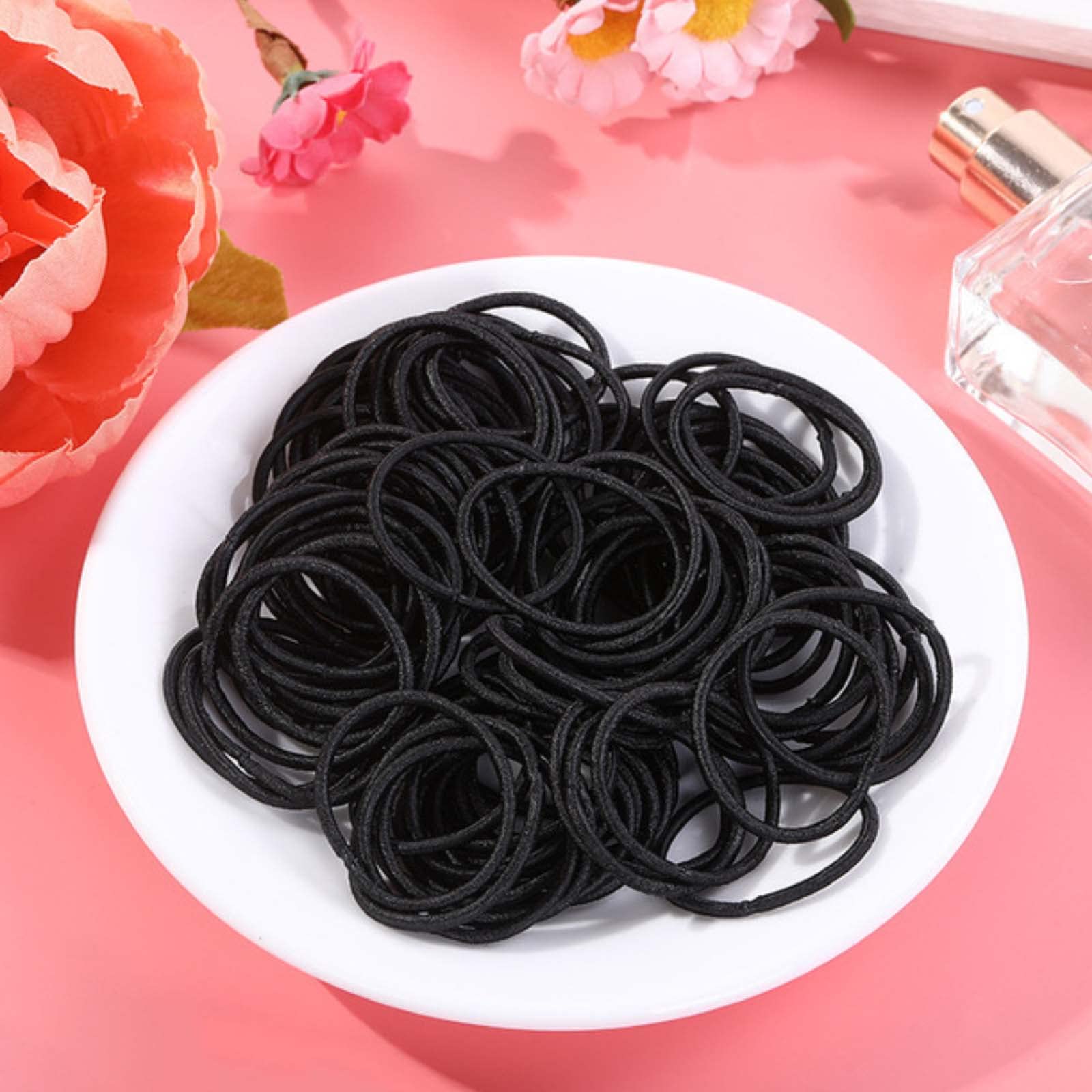 Amazon.co.jp: MH MOIHSING ヘアゴム 100個 折り目なし 伸縮性