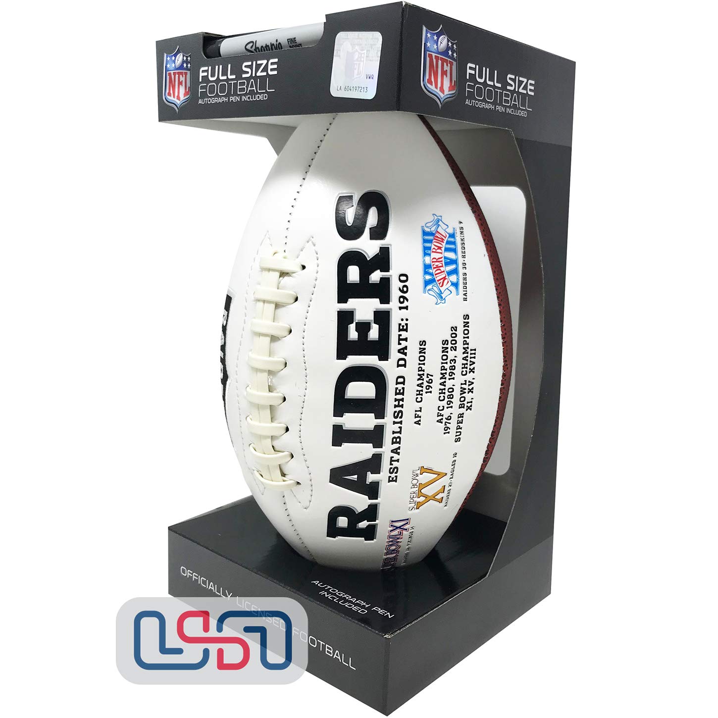 Rawlings NFL Signature Series Team Fußball in voller Größe (alle Teamoptionen)