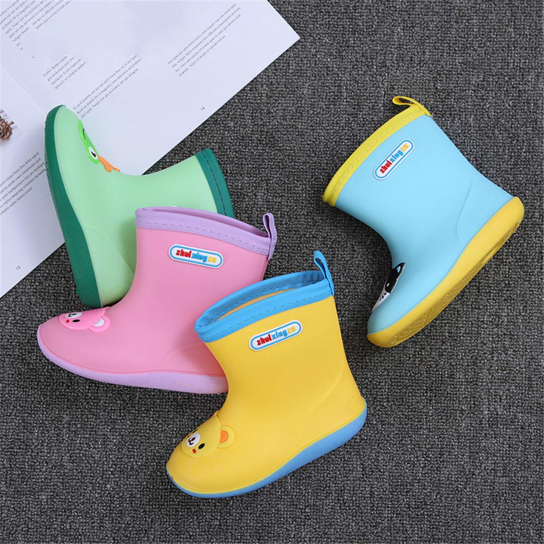 Stivali da pioggia per bambini per ragazzi ragazze stivali da pioggia impermeabili per bambini antiscivolo in gomma scarpe da pioggia per bambini stivali da pioggia quattro stagioni