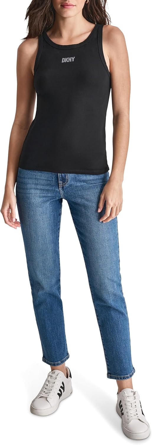 DKNY Womens Tank Soft Sleeveless Logo